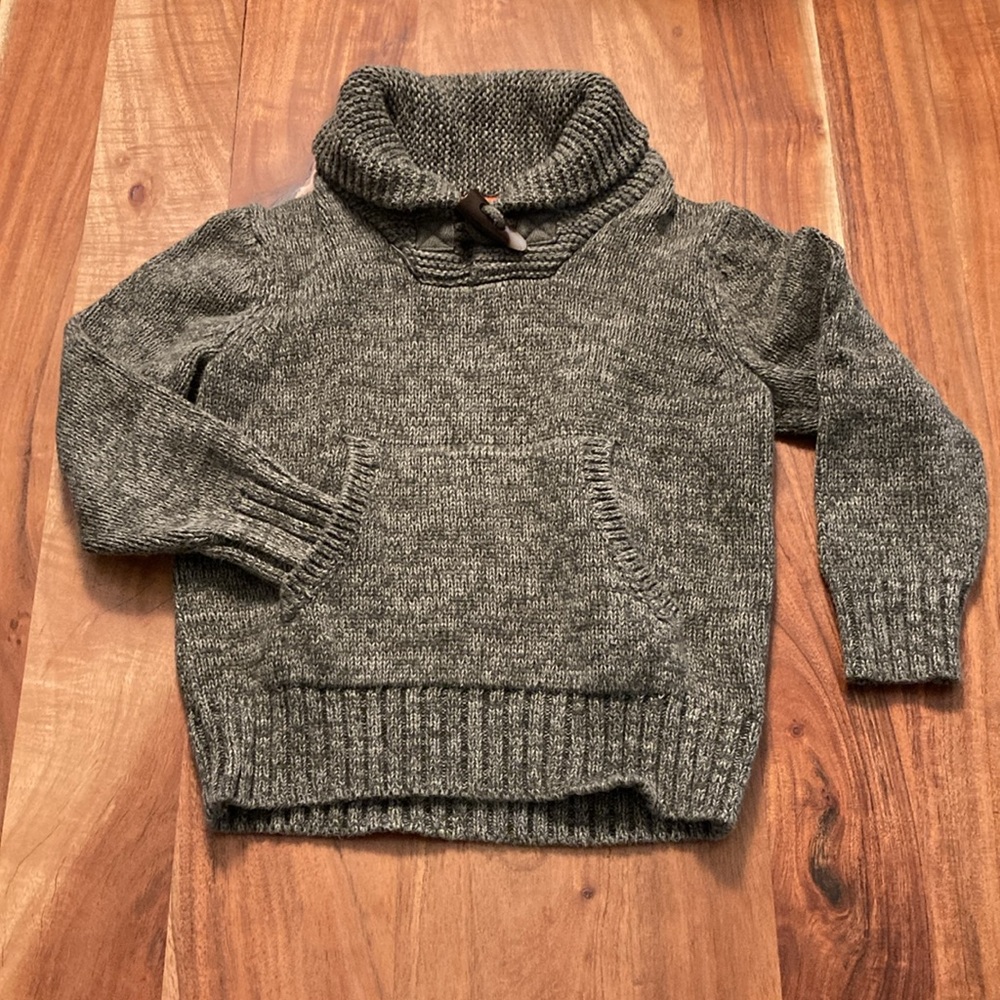 Old Navy cotton toggle shawl neck sweater